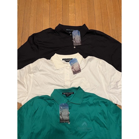 BRAND NEW Devon & Jones Men’s Country Club GOLF Polo Shirt LOT L/XL - Picture 2 of 9